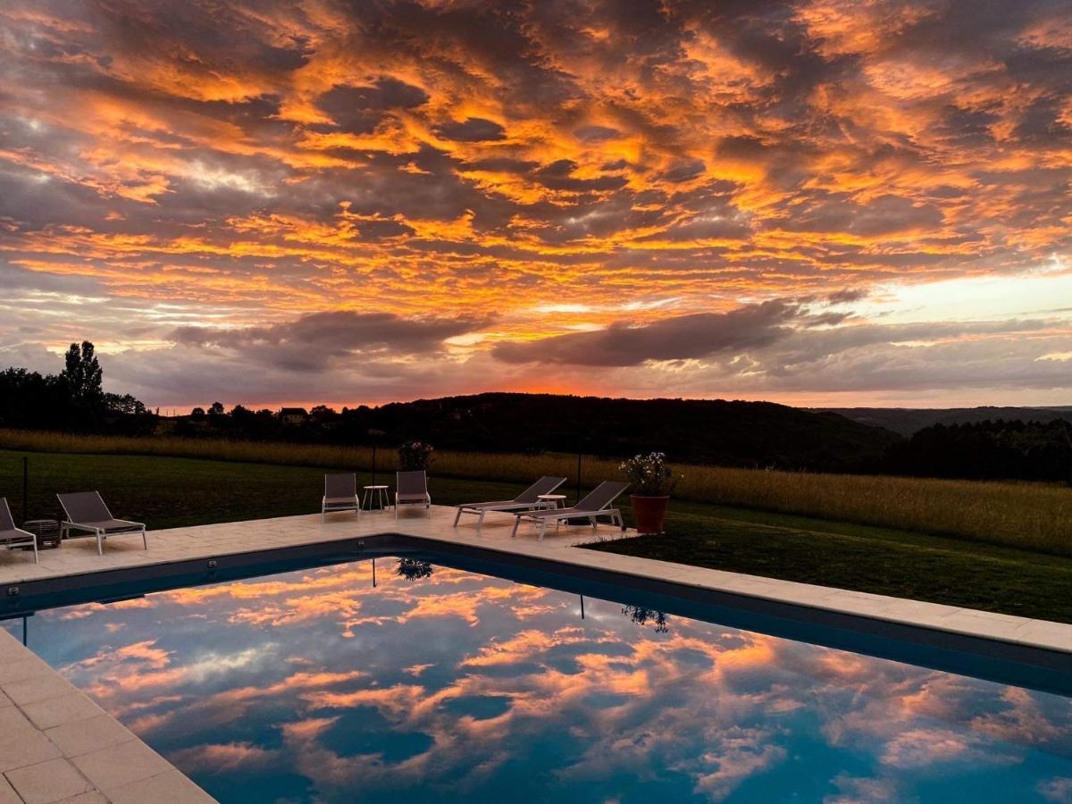 Domaine De Cazal - Gite 2 Pers Avec Piscine Au Coeur De 26 Hectares De Nature Preservee Villa Saint-Cyprien  Exterior foto